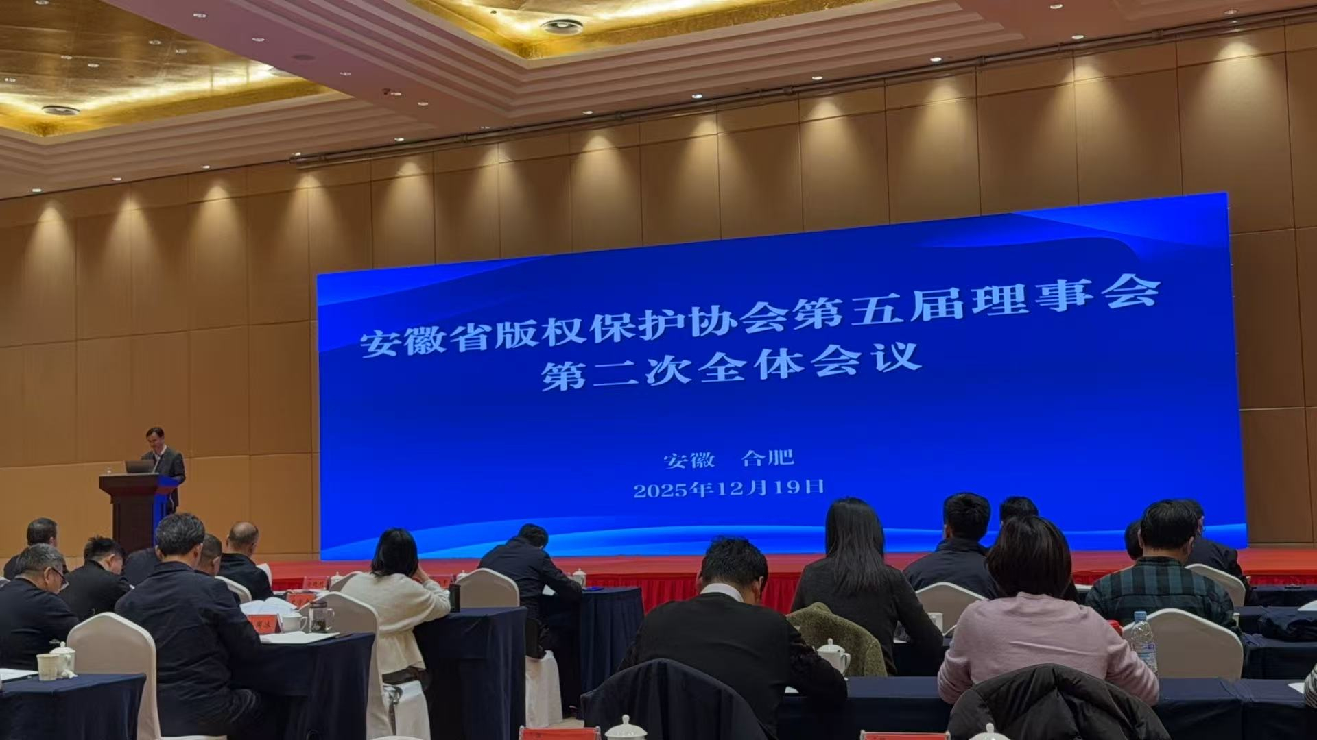 2025安徽版权年会暨安徽省版权保护协会第五届理事会第二次全体会议成功举办